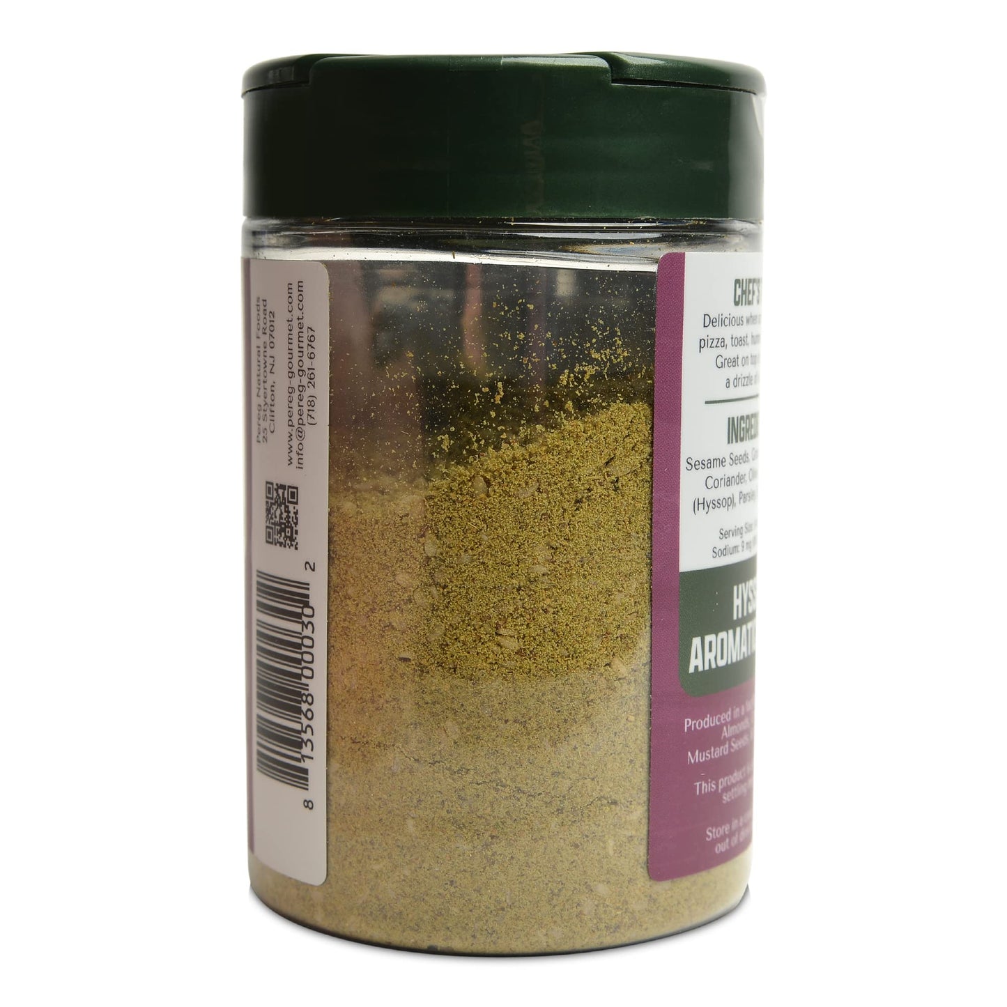 Pereg Za'atar, Mixed Spice Seasoning (4.25 Oz), Middle Eastern Inspired Zahtar Spices, Non-GMO, No MSG, Gluten Free, All Natural Seasoning, for Pizza
