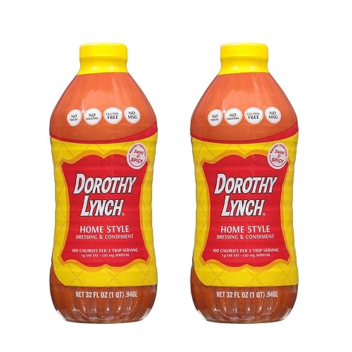 Dorothy Lynch Salad Dressing | Sweet& Spicy | Thick & Creamy | Salads, Dips, Sauces, & Marinades | French Style Condiment | Tangy | Gluten Free | No