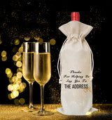 Realtor Gift Wine Bag?1 Pc?, Realtor Gift,Realtor Gift Ideas, Closing Gift, Closing Gift Real Estate, Real Estate Closing Gift, Thank you Gift Ideas