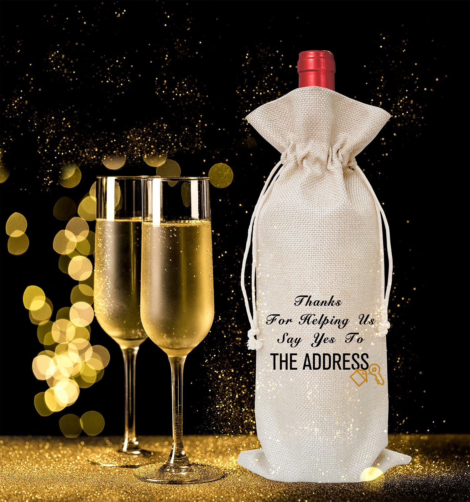 Realtor Gift Wine Bag?1 Pc?, Realtor Gift,Realtor Gift Ideas, Closing Gift, Closing Gift Real Estate, Real Estate Closing Gift, Thank you Gift Ideas