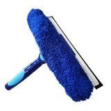 Bring It On Professional Window Squeegee with Microfiber Scrubber 10 Inch