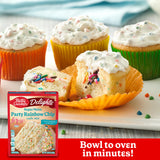 Betty Crocker Delights Super Moist Party Rainbow Chip Cake Mix (Pack of 2)