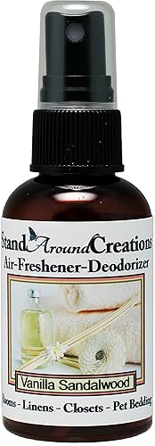Concentrated Spray For Room/Linen/Room Deodorizer/Air Freshener - 2 fl oz - Scent - Vanilla Sandalwood: A beautiful combination of luscious rich