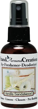 Concentrated Spray For Room/Linen/Room Deodorizer/Air Freshener - 2 fl oz - Scent - Vanilla Sandalwood: A beautiful combination of luscious rich
