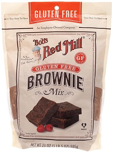Bob’s Red Mill Gluten Free Brownie Mix, 21 Oz Bag (Pack of 1) - Kosher