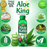 OKF Aloe Vera King Drink, Original, 16.9 Fluid Ounce (Pack of 12)