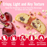Cooper Street Twice-Baked Cherry White Chip Biscotti Cookies (16 oz) - Over 50 Biscotti Cookies per Bag Loaded with Real Fruit, Traditional Italian
