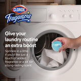 Clorox Fraganzia In-Wash Laundry Scent Booster Crystals, Ocean Scent Fragrance Beads for Clothes and Linens, Safe for All Fabrics and Colors, HE