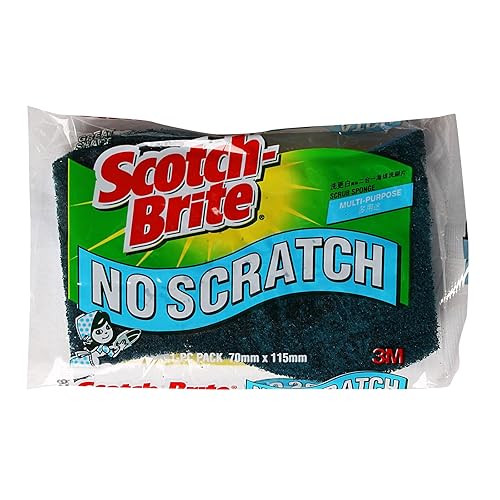 Scotch Brite Multi- Purpose No Scratch Scour Pad, 1pk (pack of 24)
