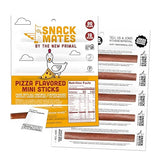 New Primal Snack Mates Pepperoni Pizza Chicken Sticks, Gluten Free Healthy Snacks for Kids, Low Sugar High Protein Back to School Snacks, Mini Paleo
