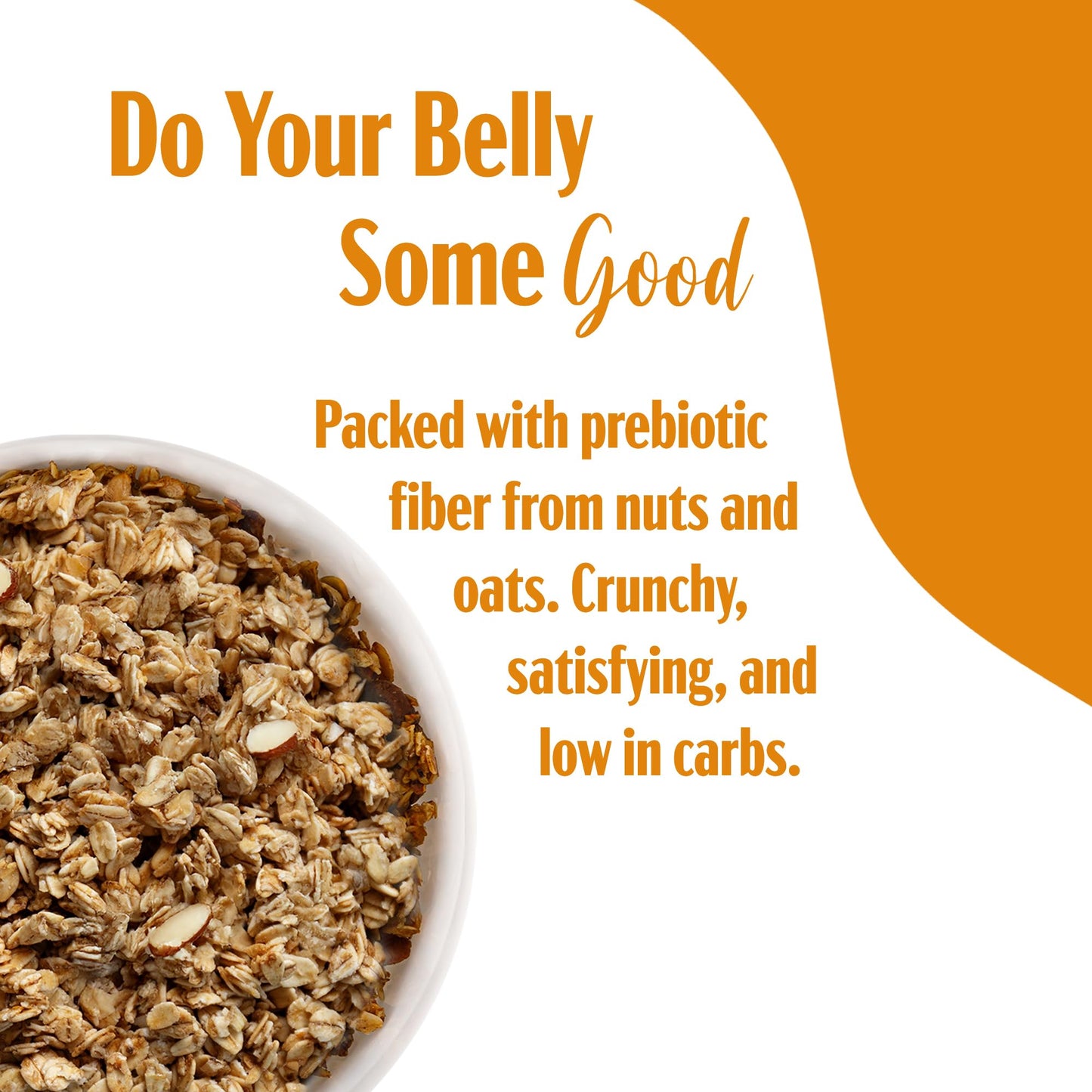 TGB Honey Almond Granola, Crunchy Almond Butter Clusters, Low Sugar, Gluten Free, Non-GMO, Natural Breakfast Cereal, Healthy Snack, 8 ounces