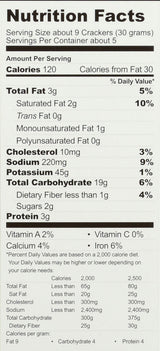 Stonewall Kitchen Rosemary Parmesan Crackers, 5 Ounces