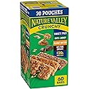 Nature Valley Crunchy Granola Bars, Oats & Honey, Peanut Butter, Oats & Dark Chocolate, Gluten Free, Value Pack, 60 Bars, 44.7 OZ (30 Pouches)