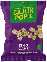 Cajun Pop Gourmet Popcorn Flavored Popcorn Already Popped Without Kernels Chocolate Drizzle, Birthday Popcorn & Movie Night Sweet & Spicy Snacks (King