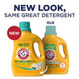 ARM & HAMMER Sensitive Skin Liquid Laundry Detergent, Fresh Scent, 105 fl oz, 105 Loads