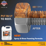 SPER Rust Remover New & Improved Formula 3X Concentrate Rust Stain Remover for Concrete, Houses, Fences, Metal & More Professional Grade, Fast-Acting