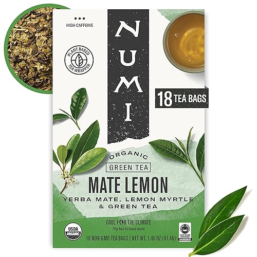 Numi Rainforest Green Mate Lemon Green Tea - 18 Tea Bags