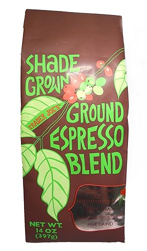 Trader Joe's Shade Grown Ground Espresso Blend 100% Arabica Beans Dark Roast Fine Grind