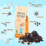 Prana Chai Lovers Starter Pack with Tea Pot, Fine Mesh Strainer & All-Natural Masala Blend - Hand-Blended With Honey for Homemade Chai Tea