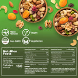 PREMIUM ORCHARD Whole Fruit N' Nut Blend - Deluxe Trail Mix Nuts | Heart Healthy Snacks for Adults and Kids | Fruit and Nut Trail Mix | Good Snack Mix