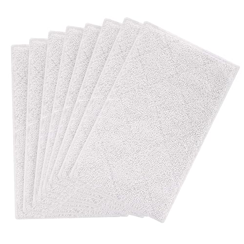 isinlive 8 Pack Cleaning Mop Pads Replacement Compatible with OApier S5 and Light n Easy Steam Mop Pads S3101 S7326 S3601 7688ANB 7688ANW 7618ANB