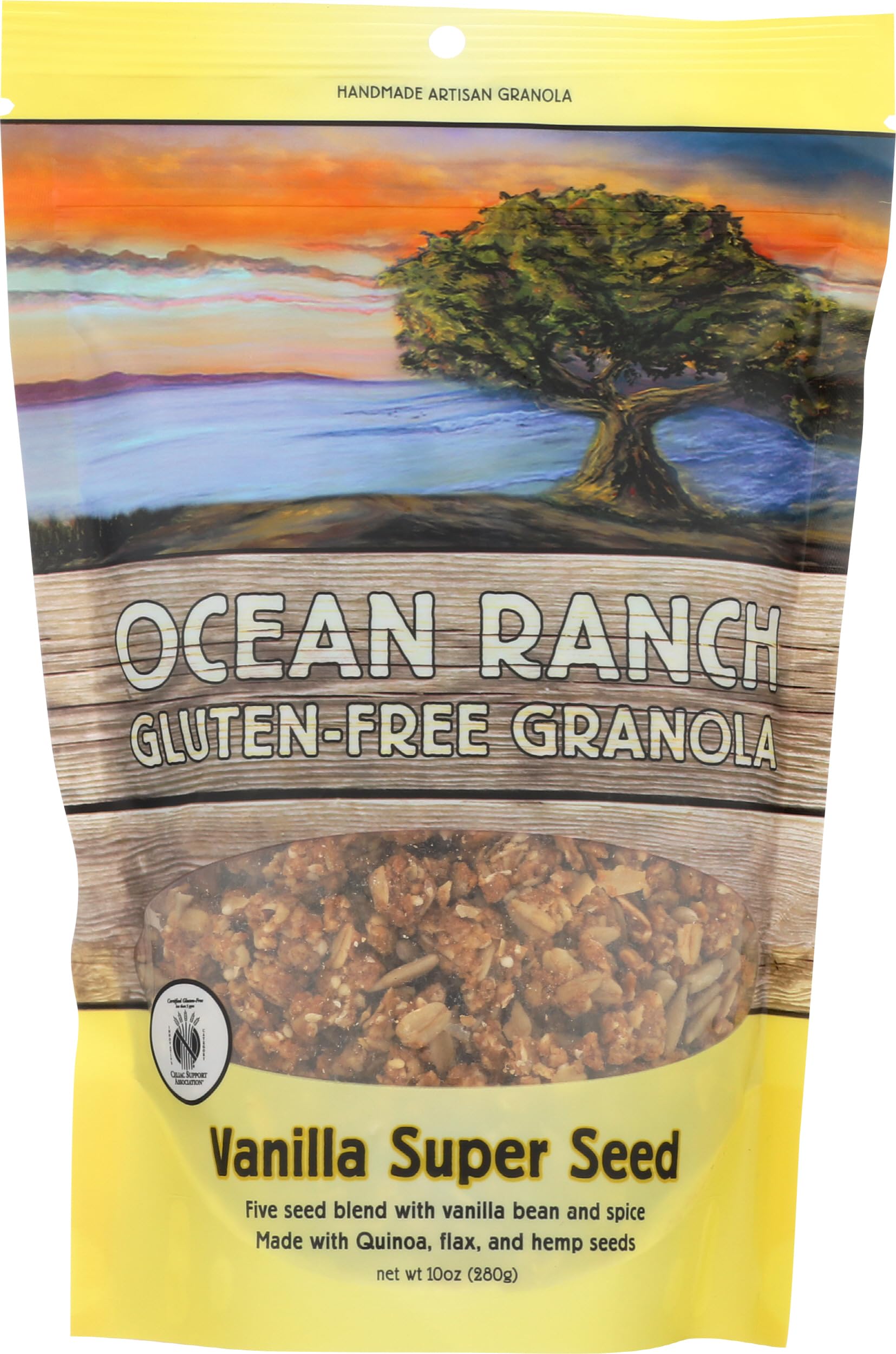 OCEAN RANCH ORGANICS Vanilla Super Seed Granola, 10 OZ