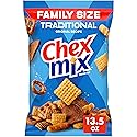 Chex Mix Traditional Original Recipe Snack Mix, Savory Snack Bag, Family Size, 13.5 oz