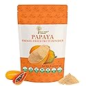 Indus Farms Freeze-Dried Papaya Fruit Powder | Pure Tropical Papaya for Smoothies, Yogurt, Baking, Desserts & Wellness Drinks | GMO-Free, Vegan | 8 oz