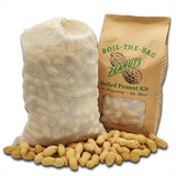 Boiled Peanuts Kit | Contains Premium In Shell Peanuts, Salt, and a Unique Seasoning Blend in a Muslin Cooking Bag | 2 Kits of Cajun Flavor