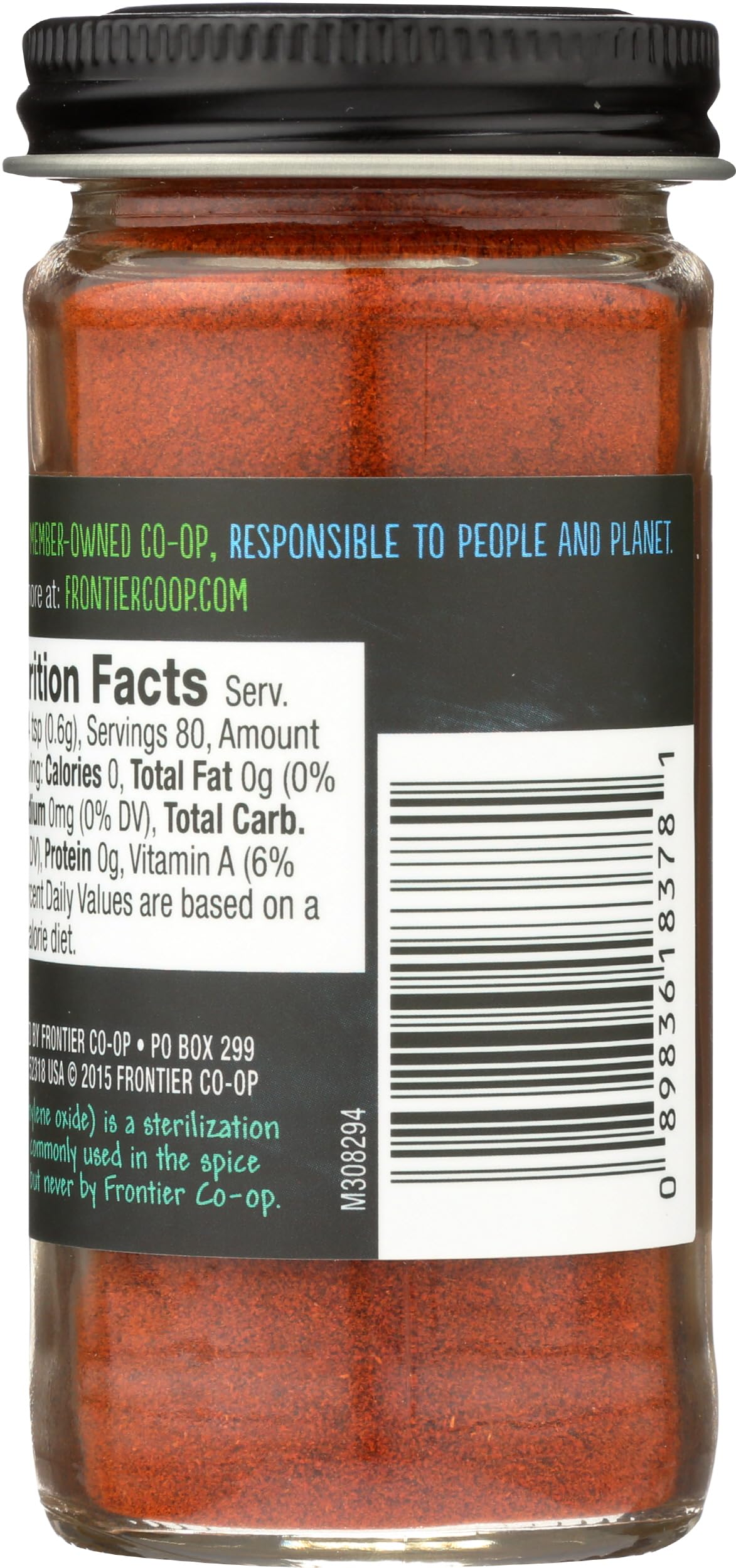 Frontier Culinary Spices Ground Paprika, 1.69-Ounce Bottle
