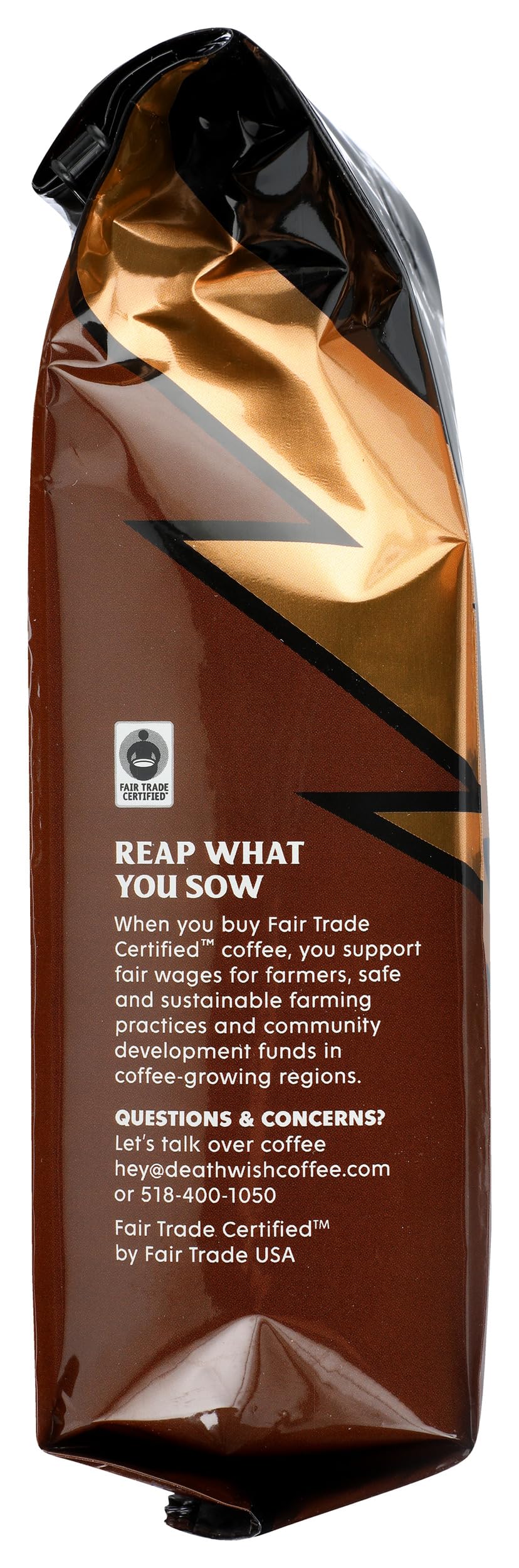 Death Wish Coffee Co Organic Medium Roast Ground Coffee, 10 OZ