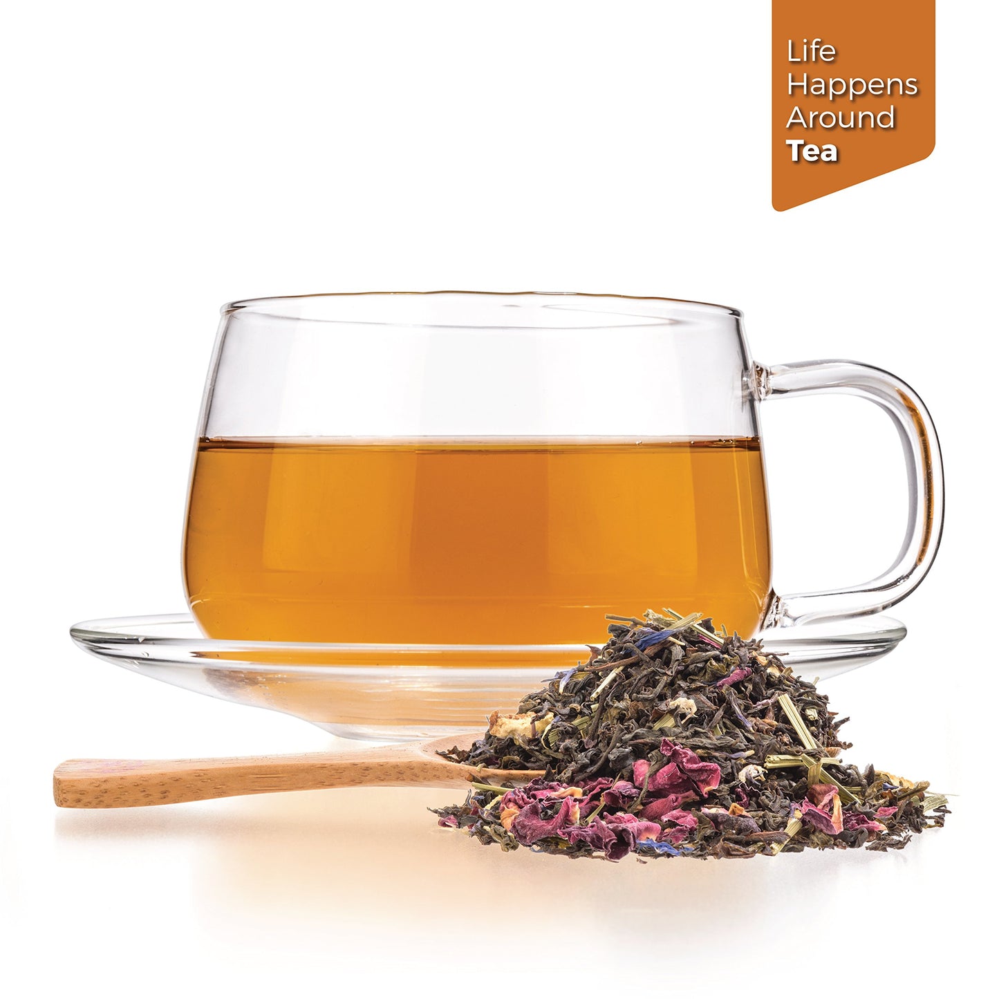 Tealyra - Milady Grey - Delightful Black Loose Leaf Tea - Rose Petals and Lemongrass with Orange - Medium Caffeine - Blend - All Natural - 110g