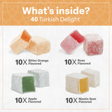Eastanbul Turkish Delight, Turkish Delights Candy Assorted Flavor, 21.2oz