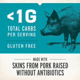 EPIC Sea Salt and Vinegar Pork Rinds, Keto Friendly, Protein Snacks, 2.5 oz