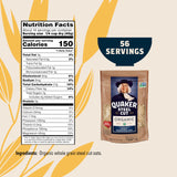 Quaker Steel Cut Oats, USDA Organic, Non GMO Project Verified, 20oz Resealable Bags (Pack of 4)