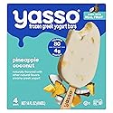 Yasso Pineapple Coconut Greek Yogurt Bars, 14 FZ