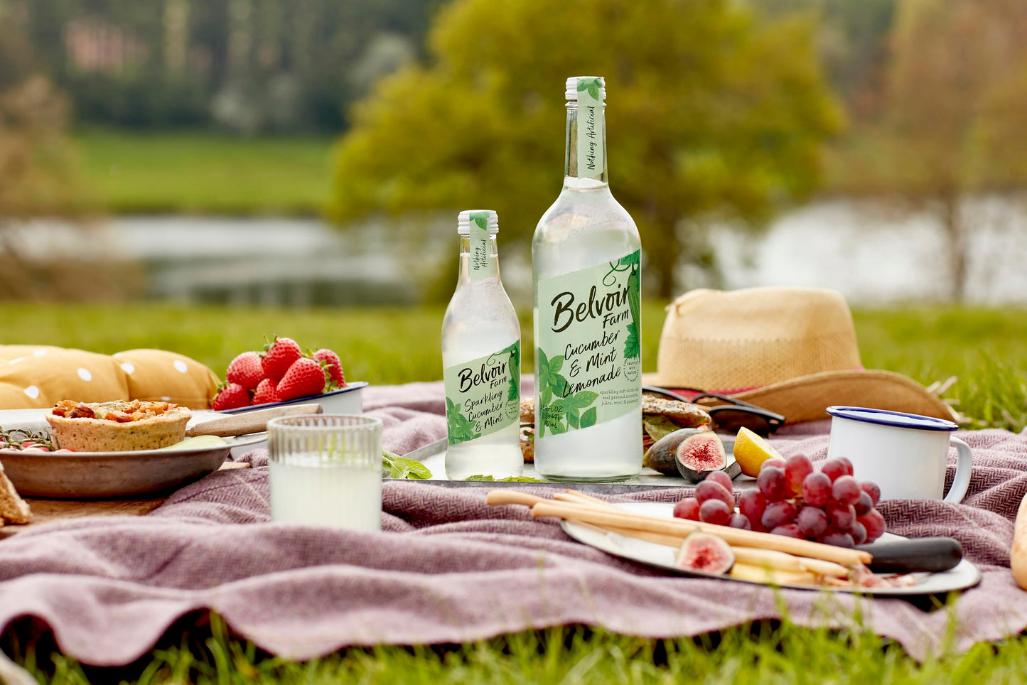Belvoir Cucumber & Mint Presse 750ml (Pack of 2)| Refreshing Cucumber and Mint Beverage | Perfect for Summer | No Artificial Flavors | Light and Crisp