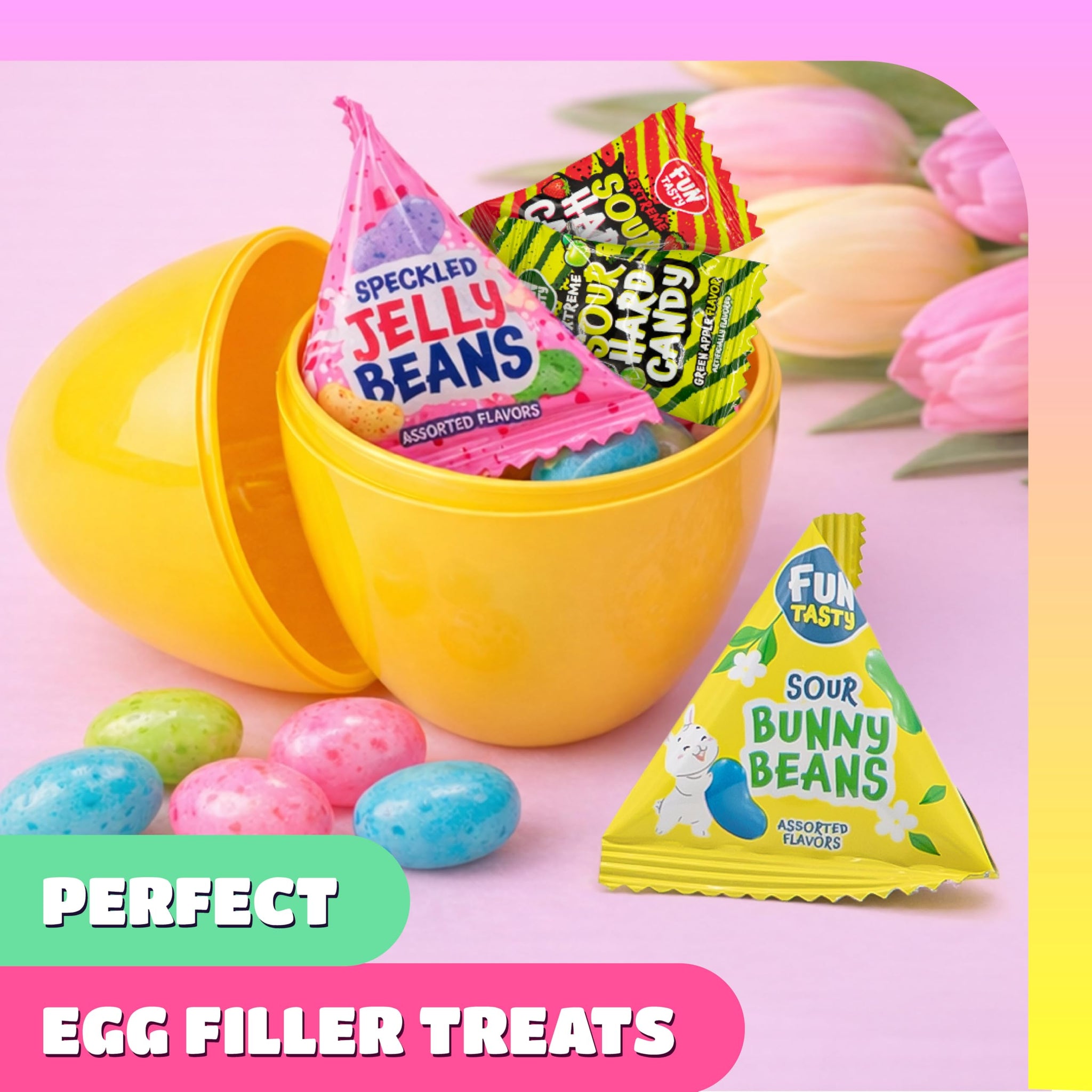 Assorted Party Candy - 2 Pound Pack - Candy for Goodie Bags & Holiday Buffets - Party Favors Individually Wrapped - Jelly Beans, Gum, Lollipops