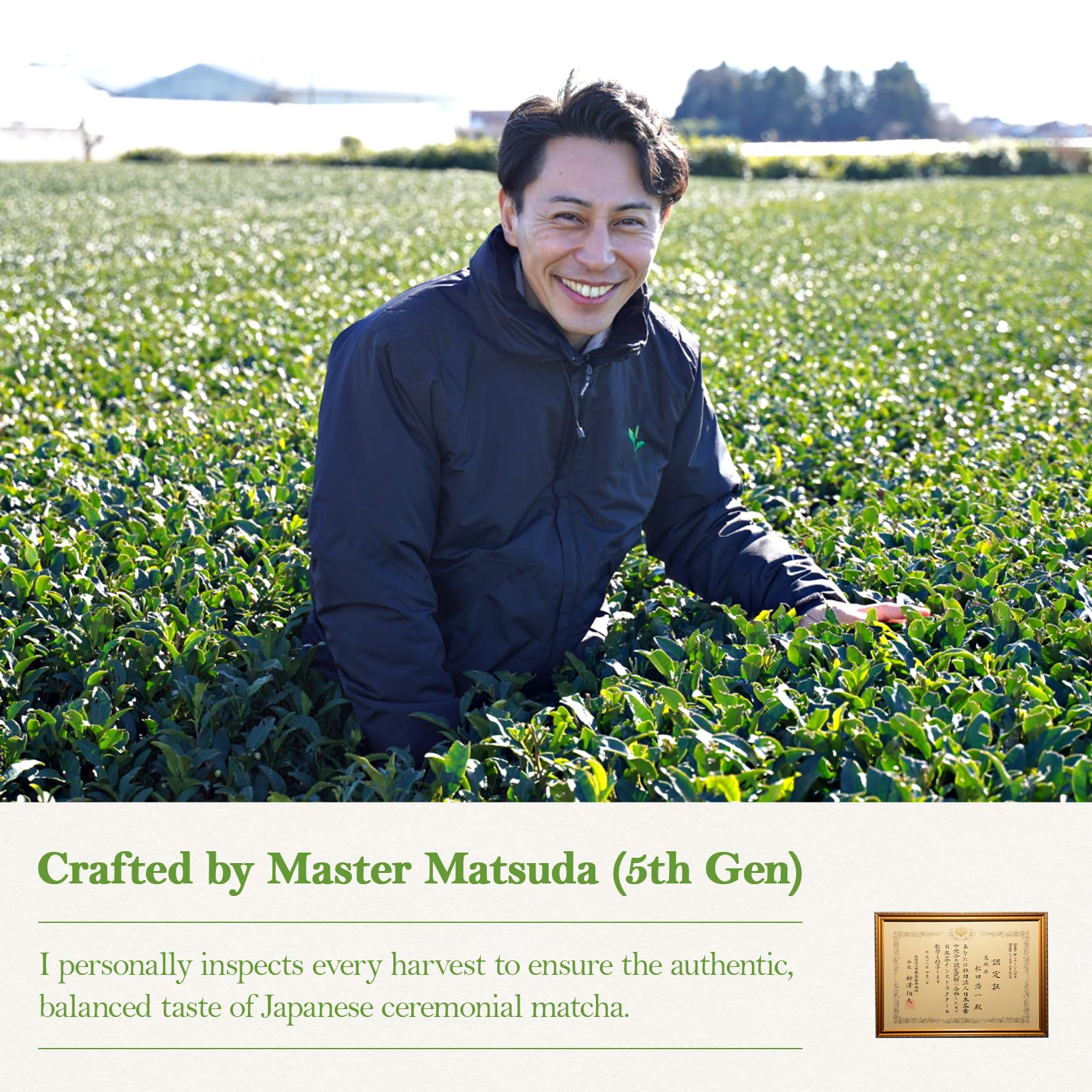 MIZUNOE Matcha Ceremonial Grade Matcha Powder - Authentic Japanese First Harvest Premium Matcha Powder Tea, 100% Pure Unsweetened, Green Tea