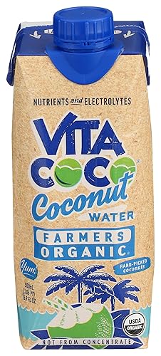 Vita Coco Organic Farmers Coconut Water, 16.9 FZ