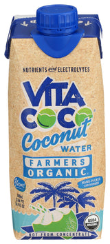 Vita Coco Organic Farmers Coconut Water, 16.9 FZ