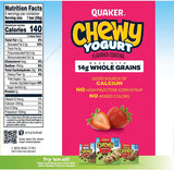 Quaker Chewy Yogurt Granola Bars, Strawberry, 6.1 oz