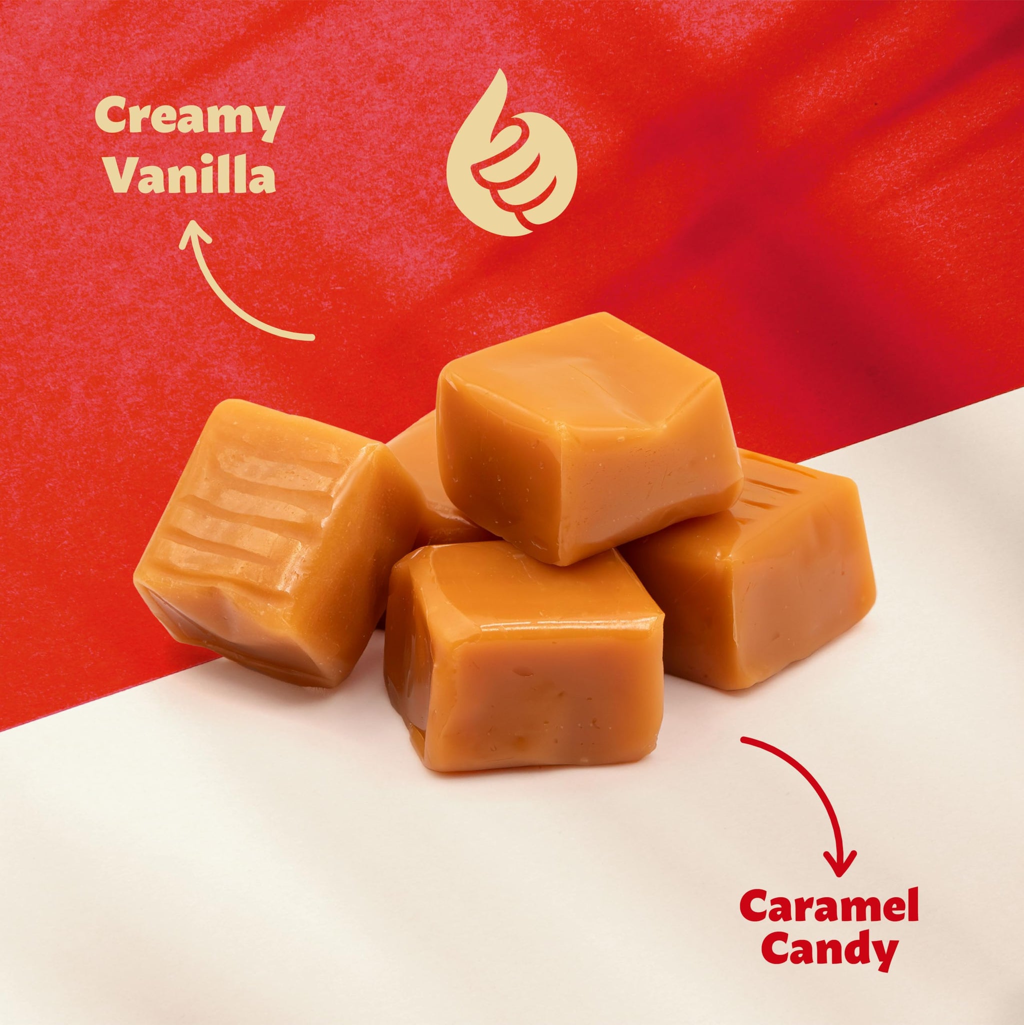 Caramel Cubes Candy | 2-Pound Pack | Vanilla Classic Chewy Squares | Individually Wrapped Caramel Candy Bulk for Sharing, Snacking, Gifting