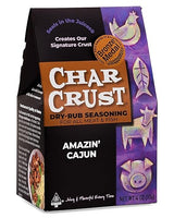Char Crust Dry-Rub Seasonings Amazin' Cajun | All-in-one seasonings | Perfect for Fish, Chicken and Wings. | Signature Crust that Seals in the Juices