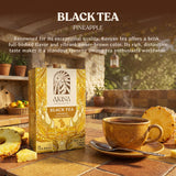 AKINA - Pineapple Flavored Black Tea Bags, Individually Wrapped, Fruity Envelope Kenyan Pineapple Tea Bags, Sweet and Tangy with Uplifting Tropical