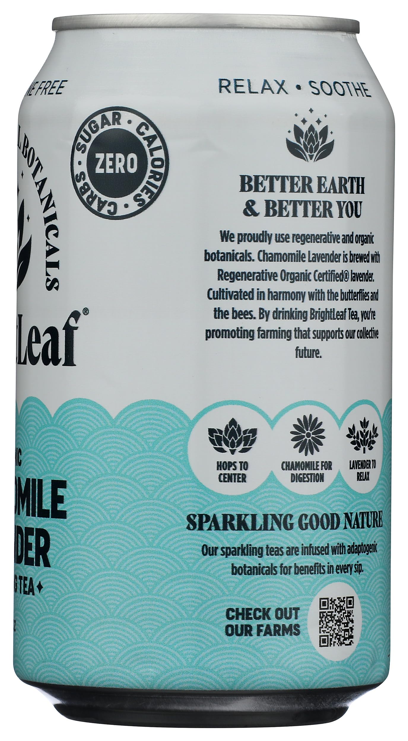 Brightleaf Organic Sparkling Chamomile Tea, 12 Fz