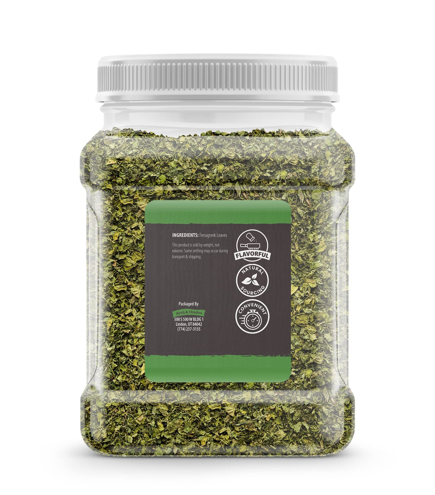 Birch & Meadow 3 oz of Fenugreek Leaves, Pickling & Curry, Strong Flavor