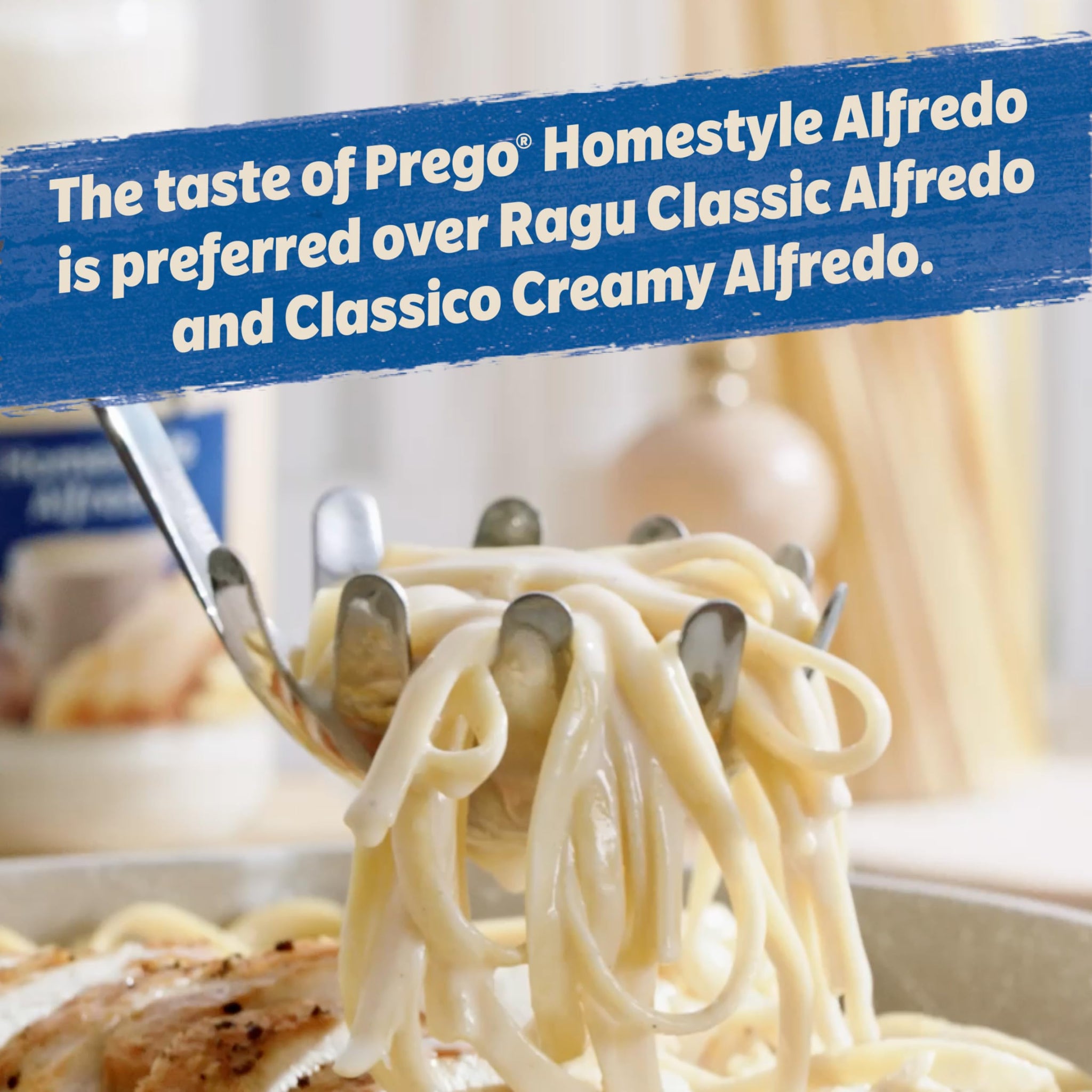 Prego Homestyle Alfredo Pasta Sauce, 22 oz Jar
