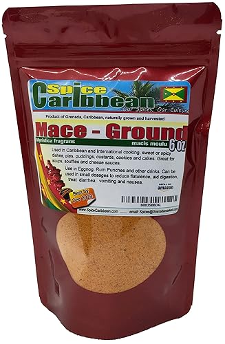 Nutmeg MACE (Ground) 6 Oz - Product of Grenada, Caribbean