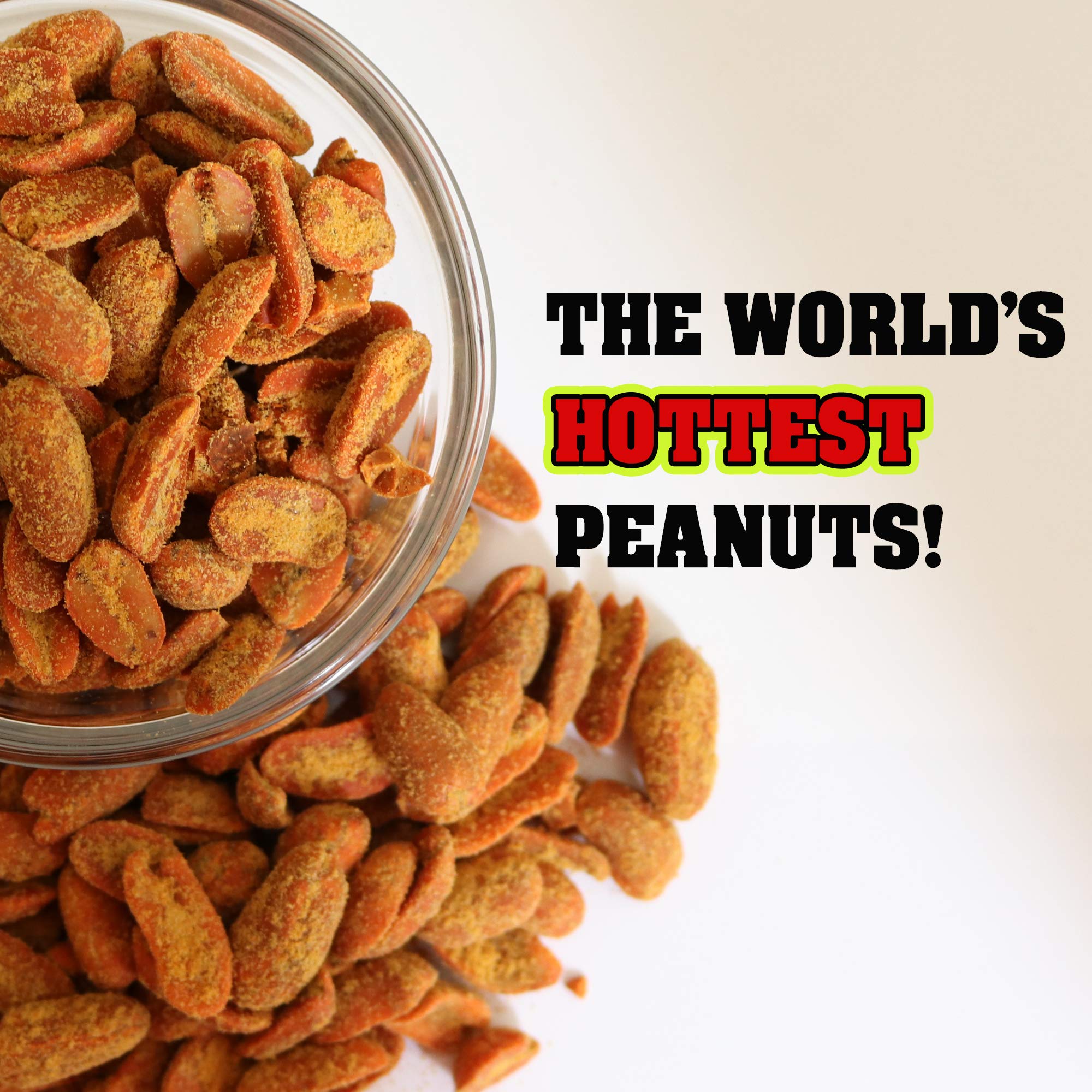 Peanuts from Hell - Ultimate Spicy Gourmet Gift Peanuts 7.25 oz Jar - Try if you dare! (Habanero from HELL)